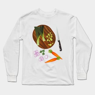 Cutting Onions Long Sleeve T-Shirt